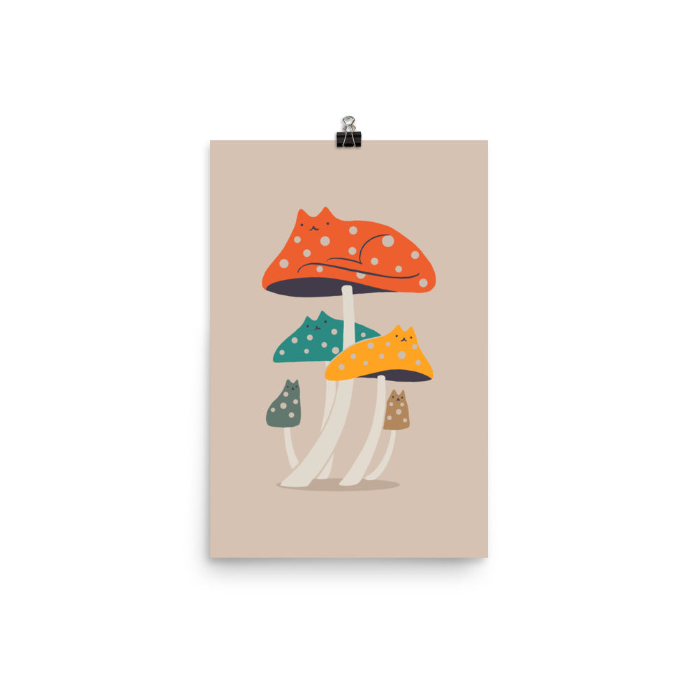 Meowshroom - Art print