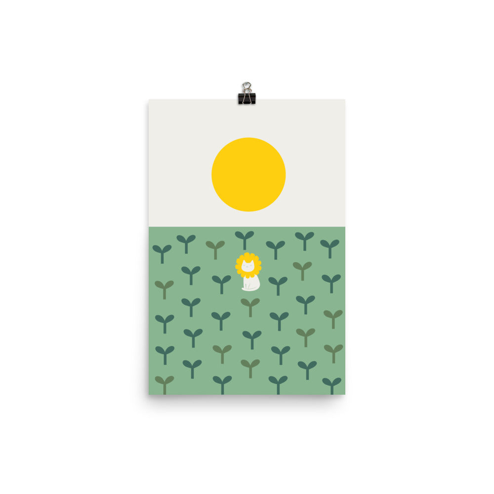 Cat Landscape 139: Someday - Art print