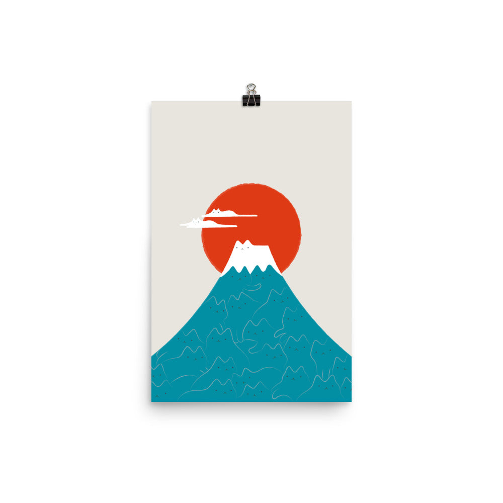 Cat Landscape 144 - Art print