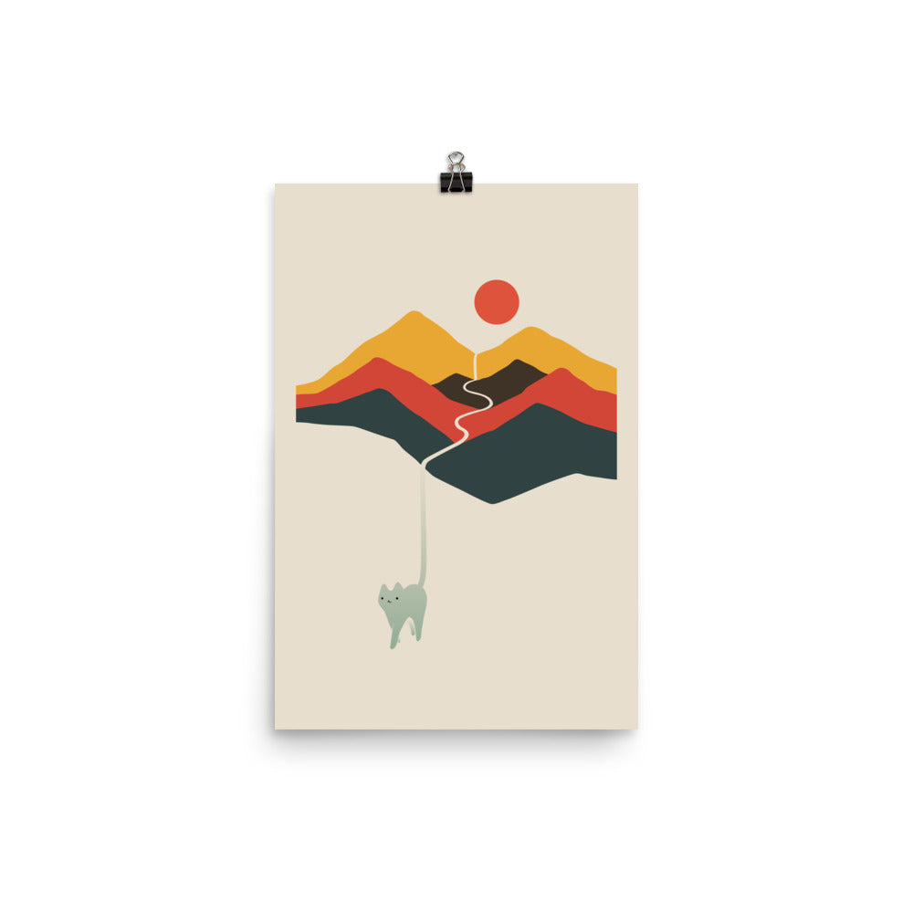 Cat Landscape 149 - Art print