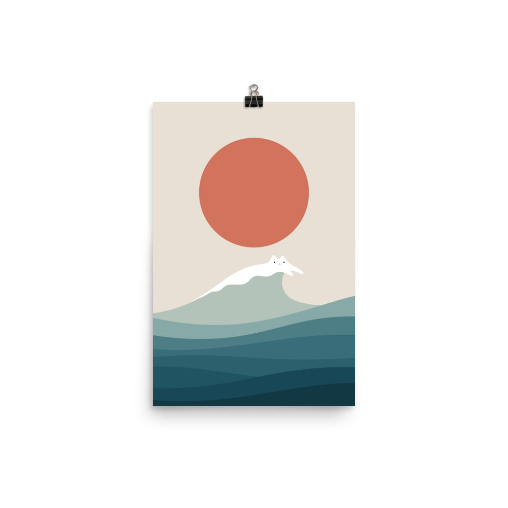 Cat Landscape 157 - Art print