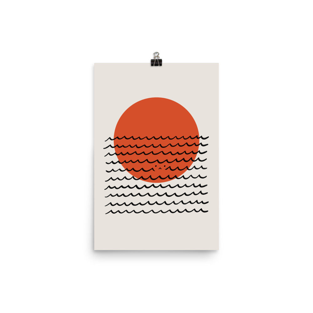 Cat Landscape 160: Meow you see me - Art print