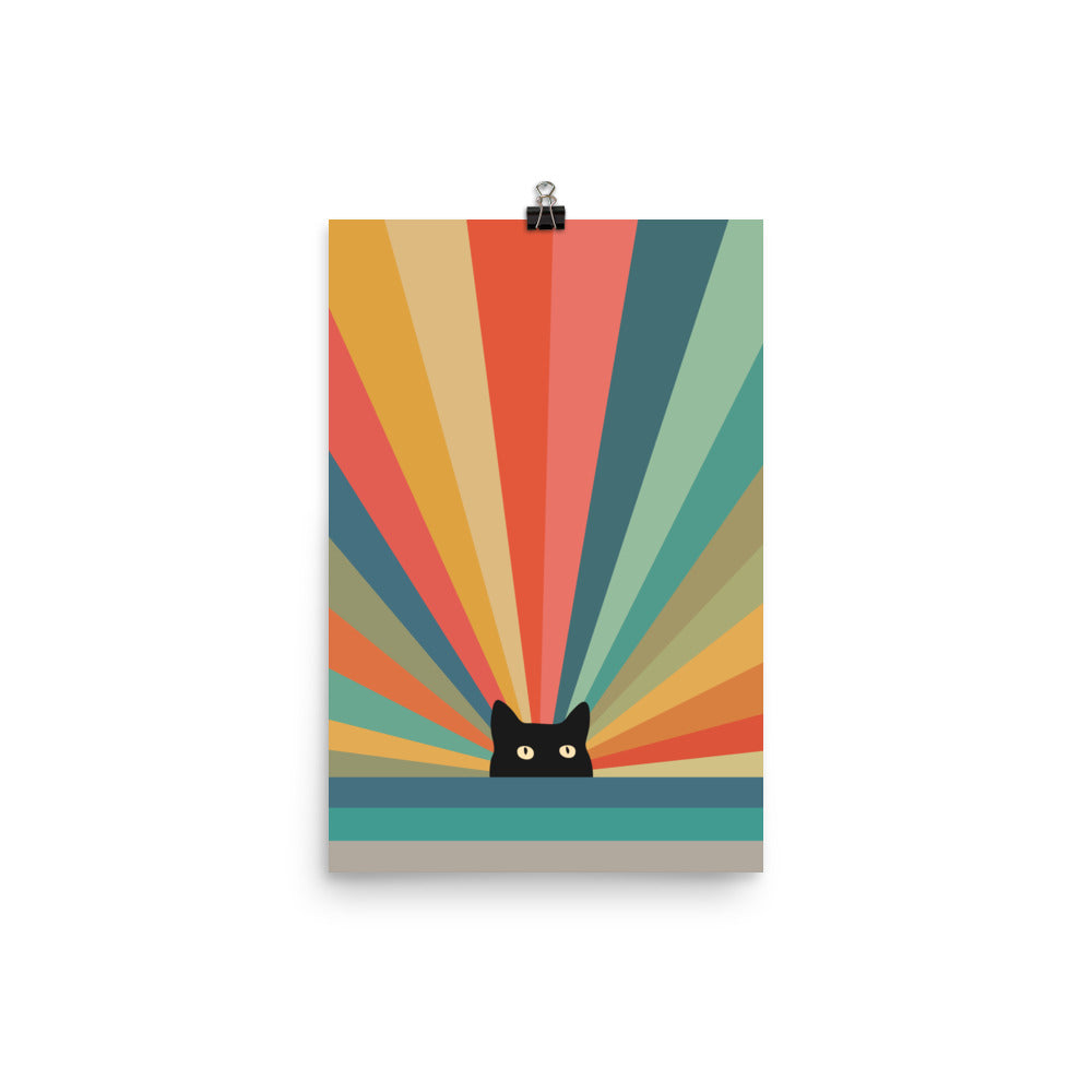 Cat Landscape 165C - Art print