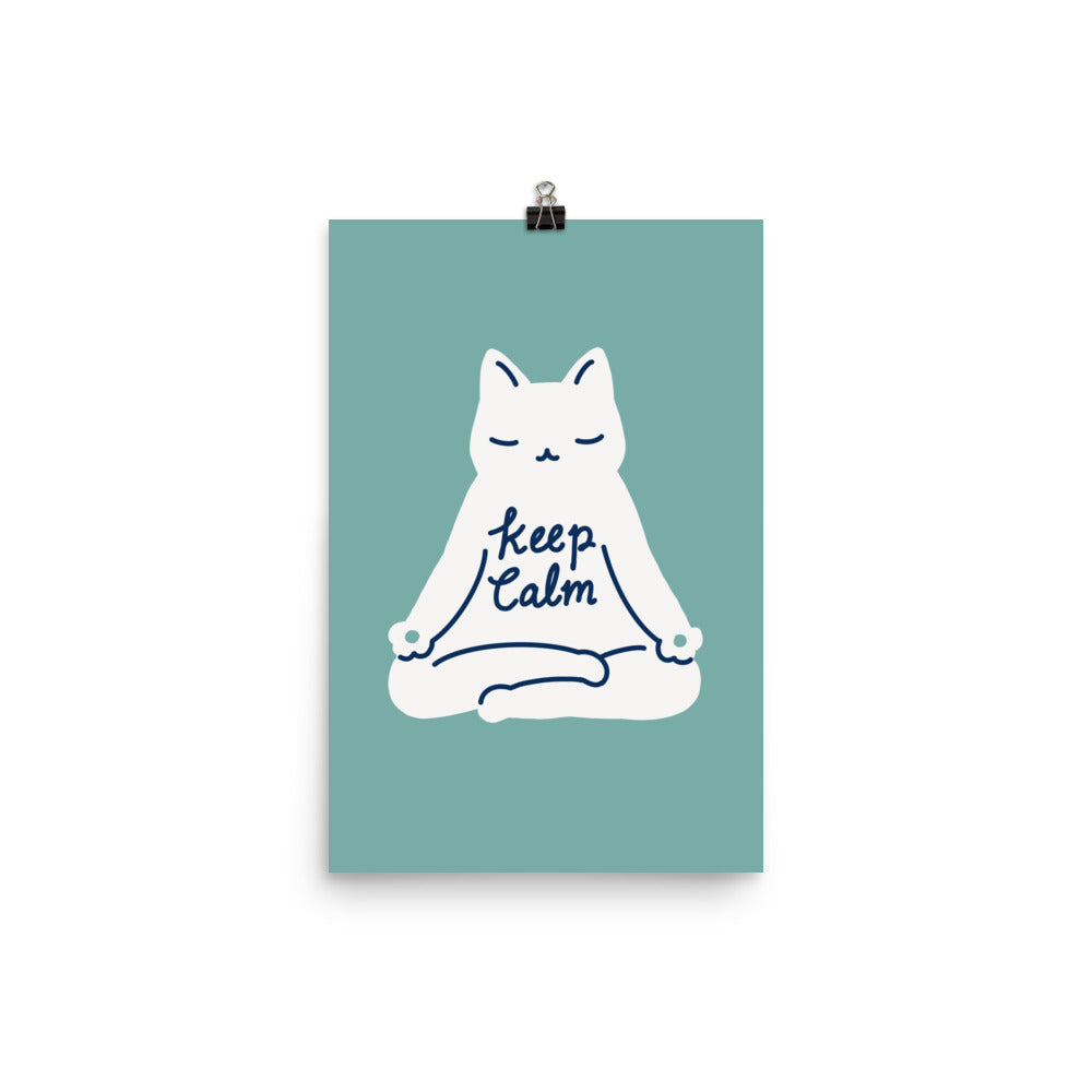 Keep Calm Cat - Art print