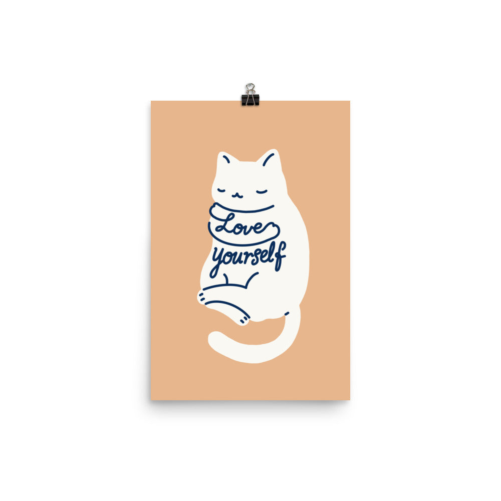 Love Yourself Cat - Art print