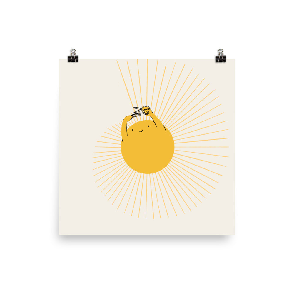 Summer Hair Cut - Art print