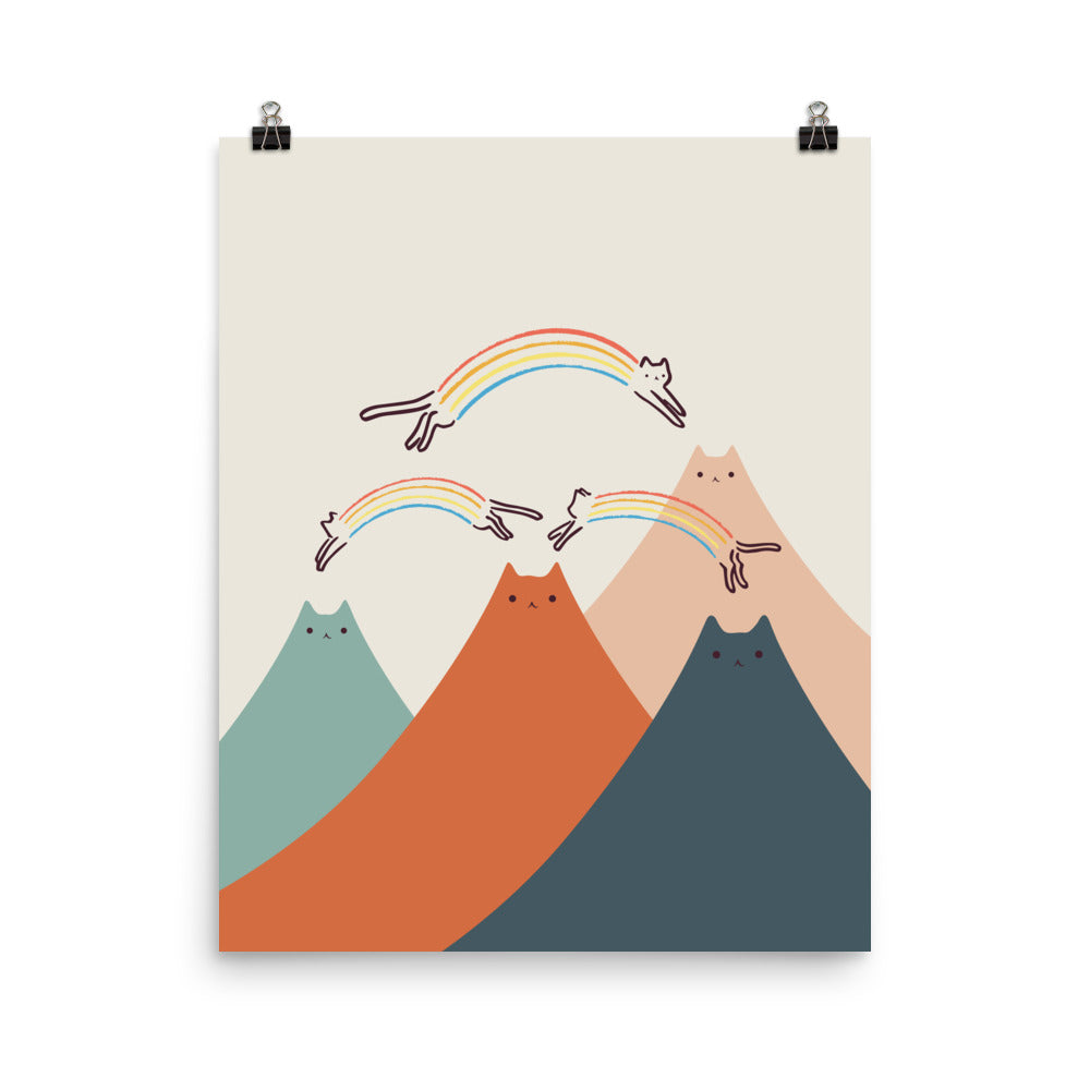 Cat Landscape 101 - Art print