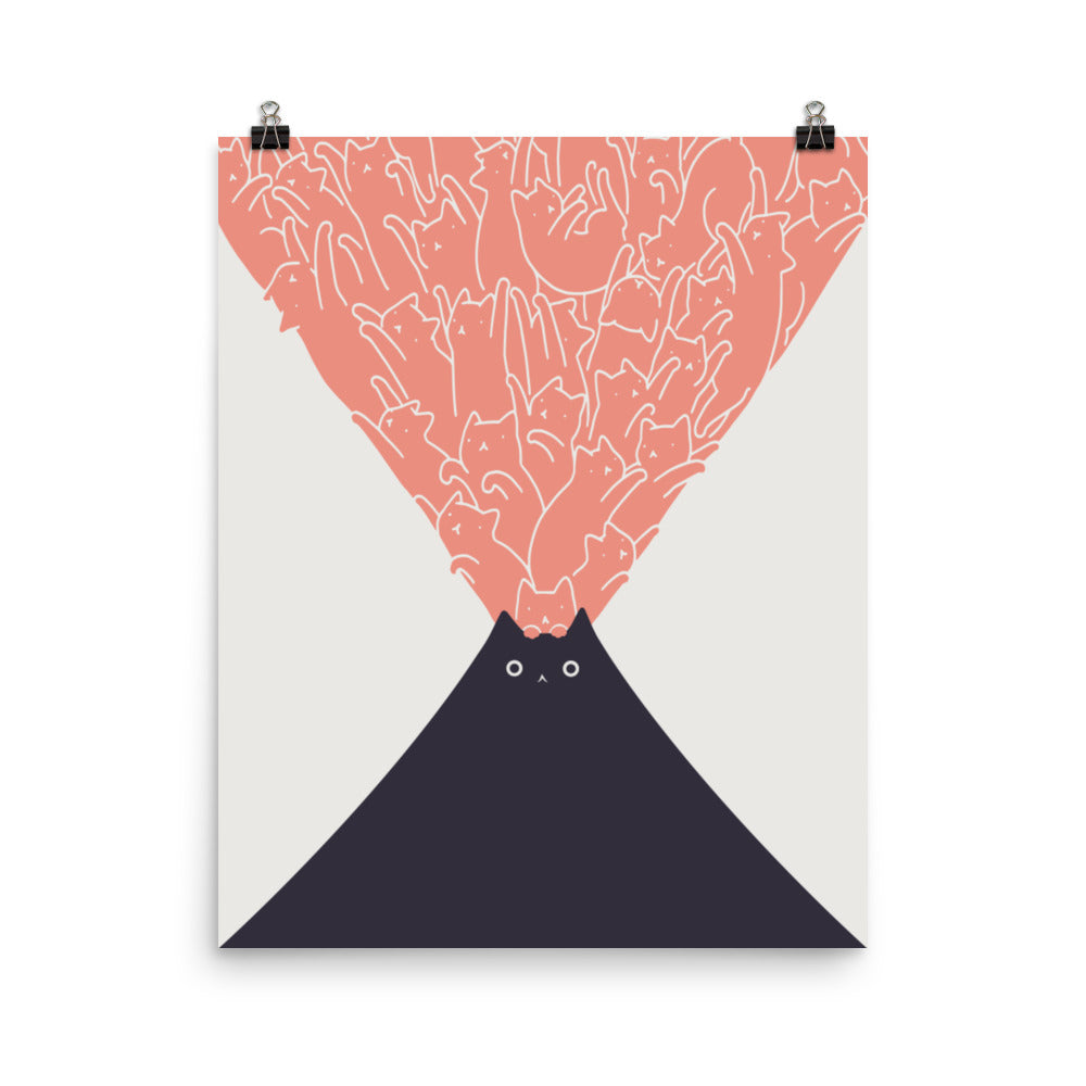 Cat Landscape 102: Vol-cat-no - Art print