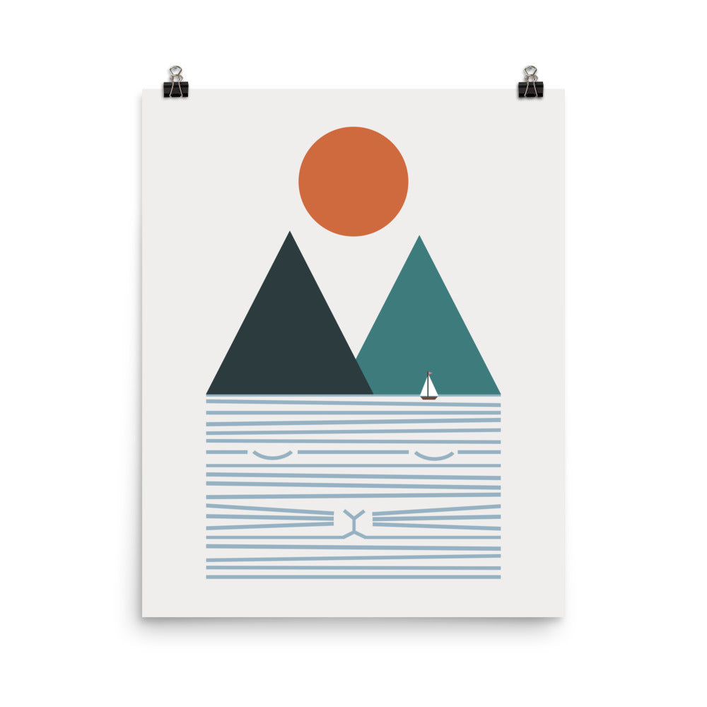 Cat Landscape 9 - Art print