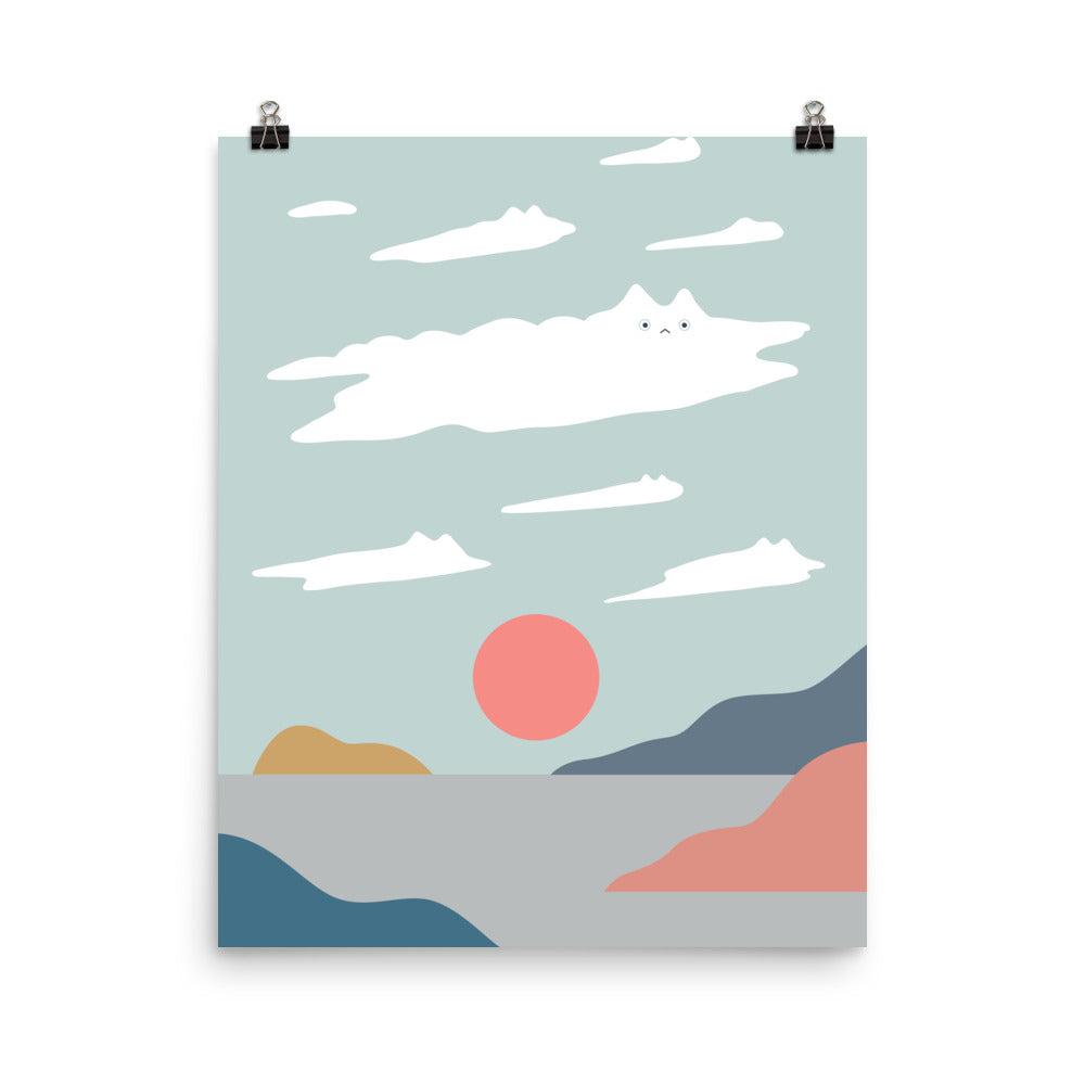 Cat Landscape 23 - Art print