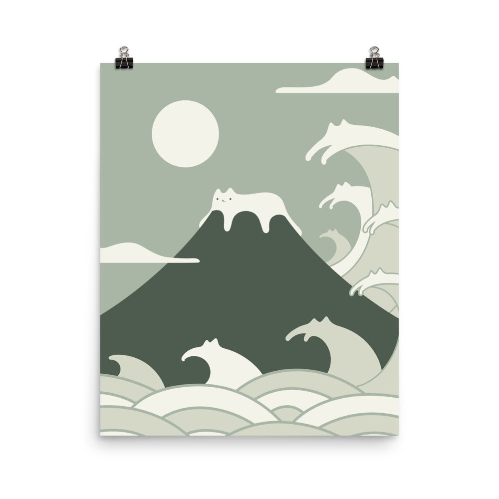 Cat Landscape 108 - Art print