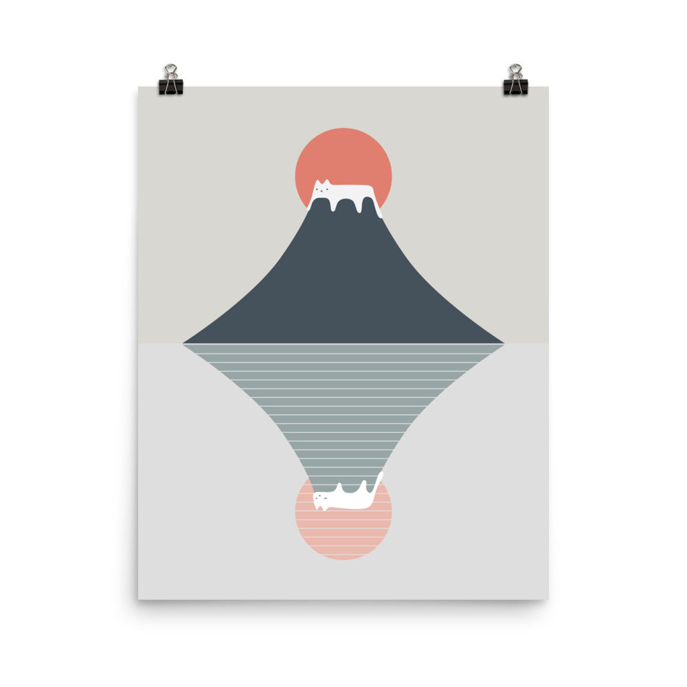 Cat Landscape 114 - Art print