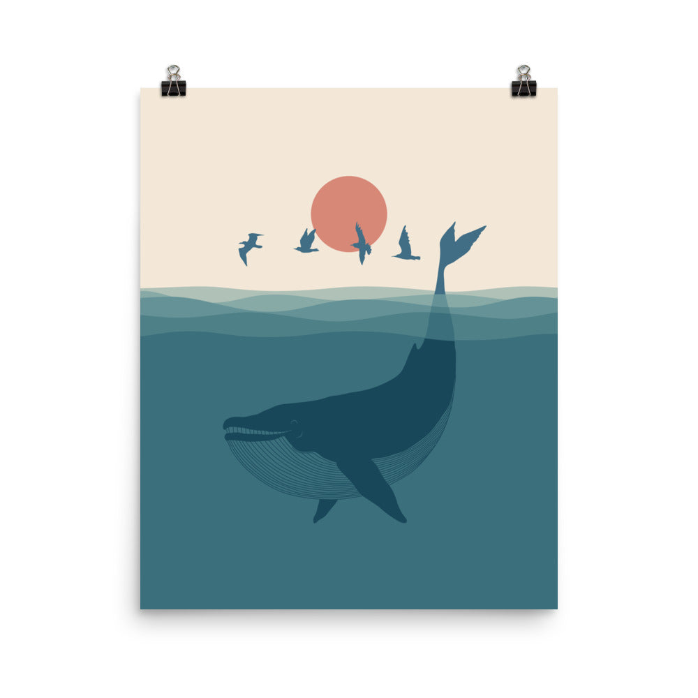 I'm like a bird 2: Whale - Art print