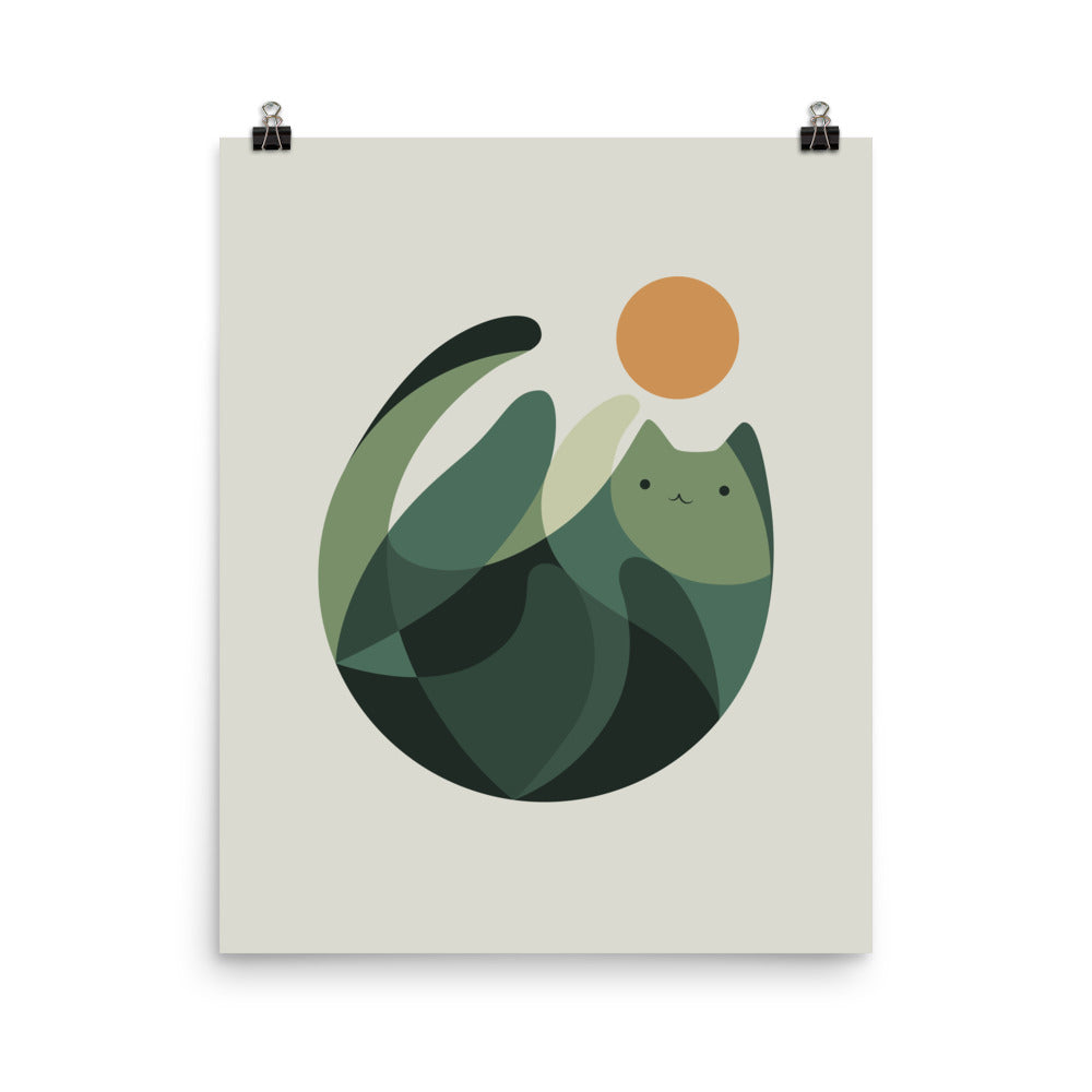 Cat Landscape 121 - Art print