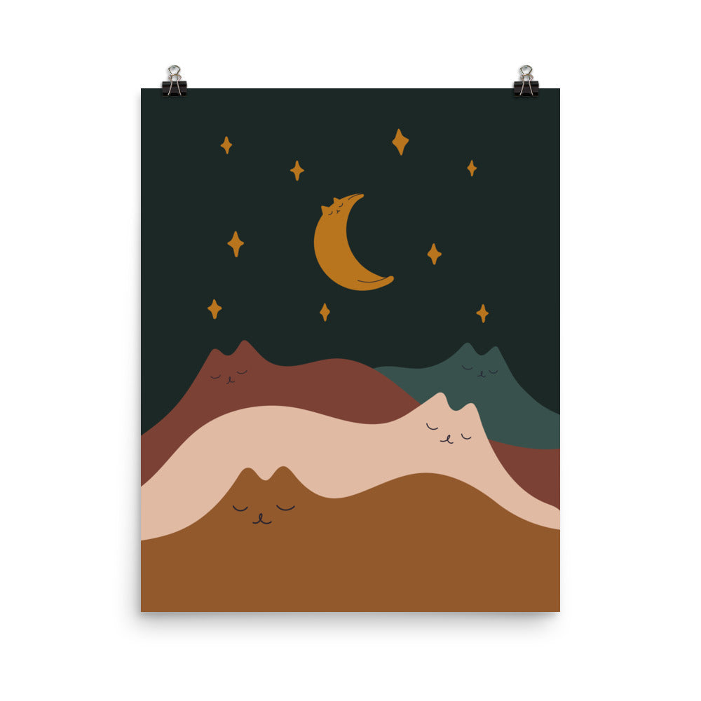 Cat Landscape 133 - Art print