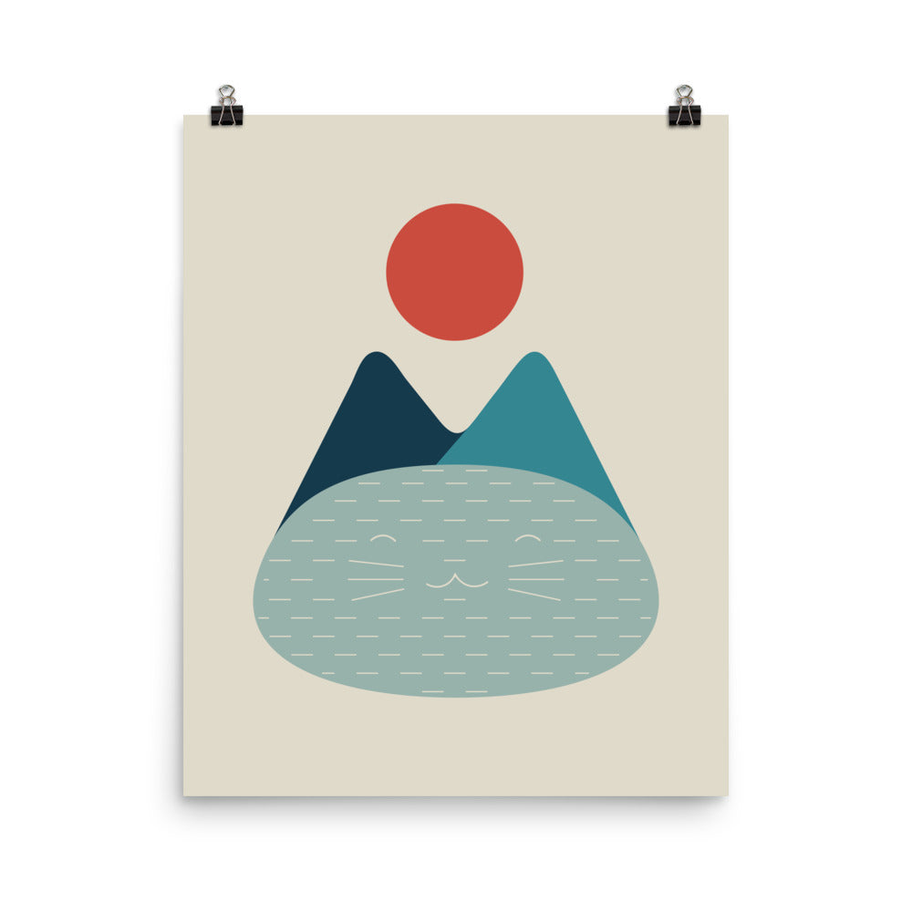 Cat Landscape 134 - Art print