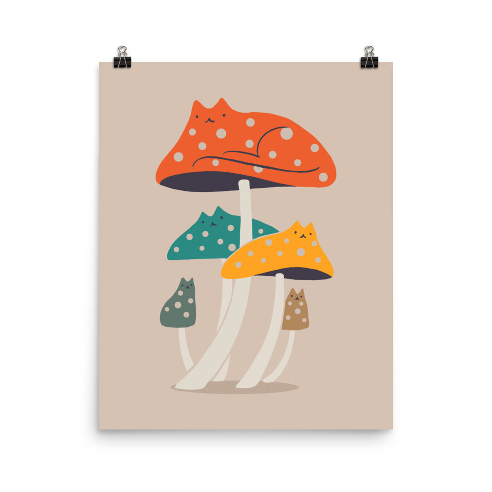 Meowshroom - Art print