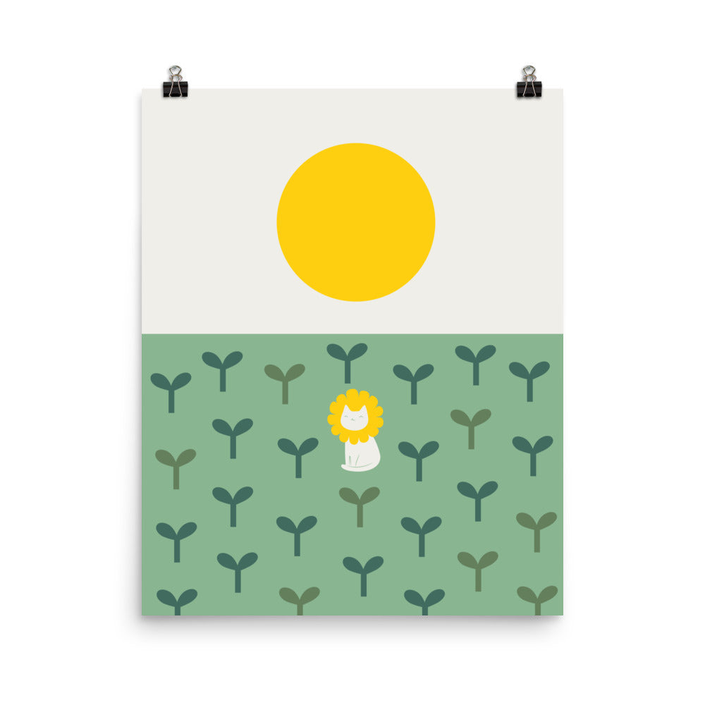 Cat Landscape 139: Someday - Art print