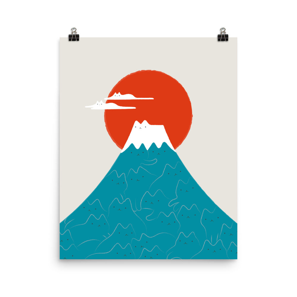 Cat Landscape 144 - Art print