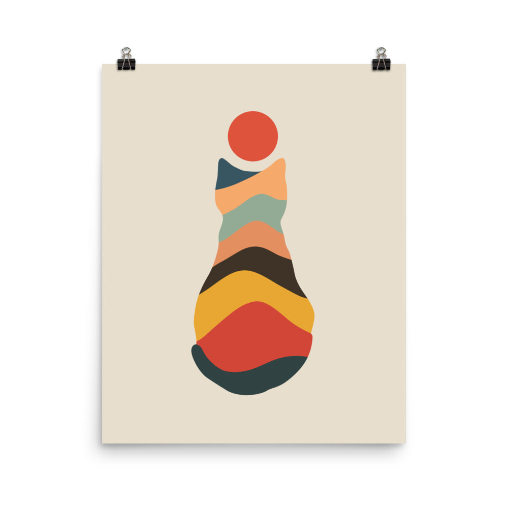 Cat Landscape 148 - Art print