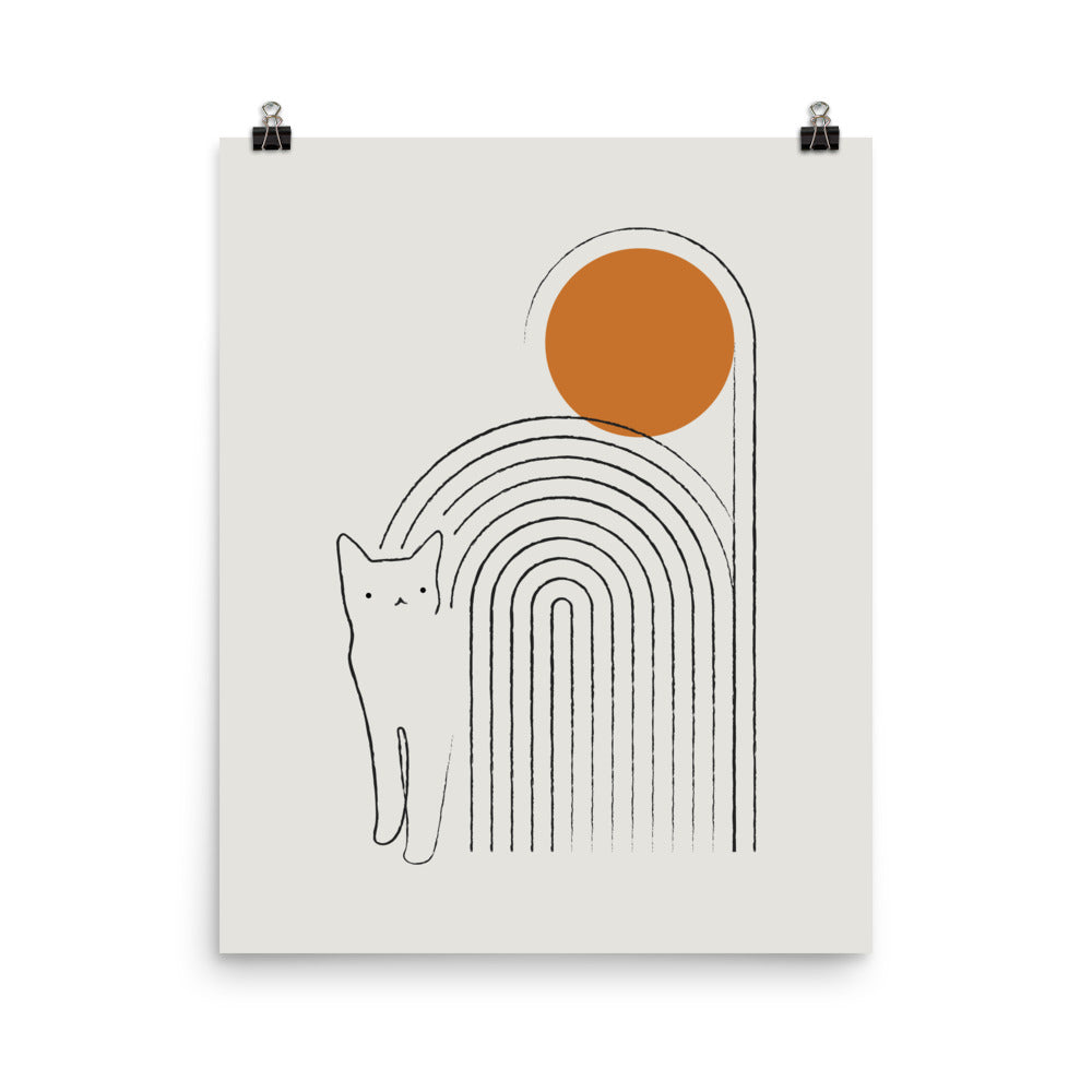 Cat Landscape 153 - Art print