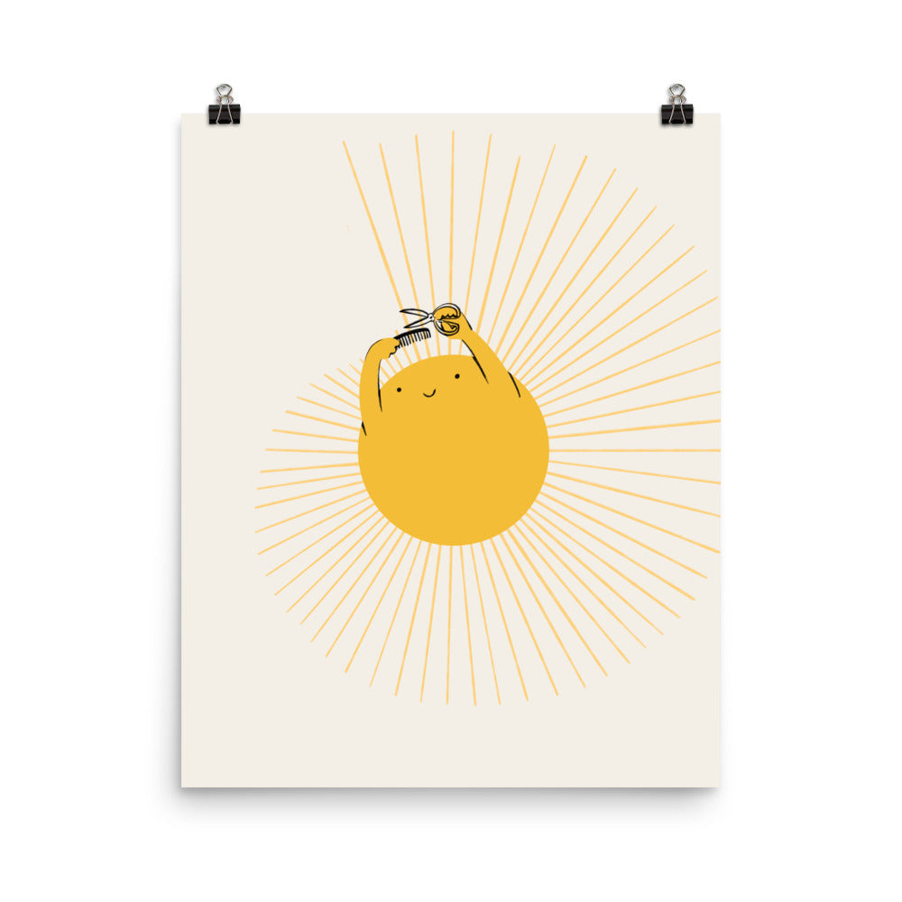 Summer Hair Cut - Art print