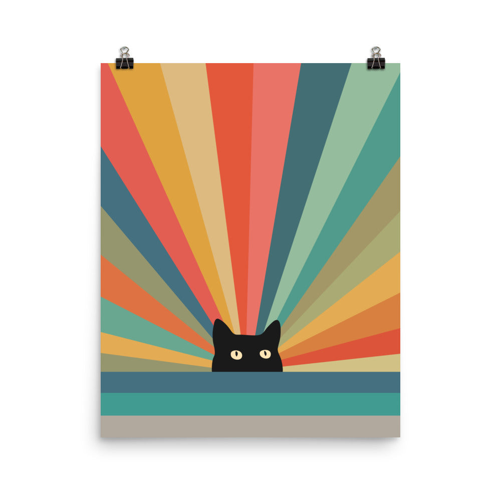 Cat Landscape 165C - Art print