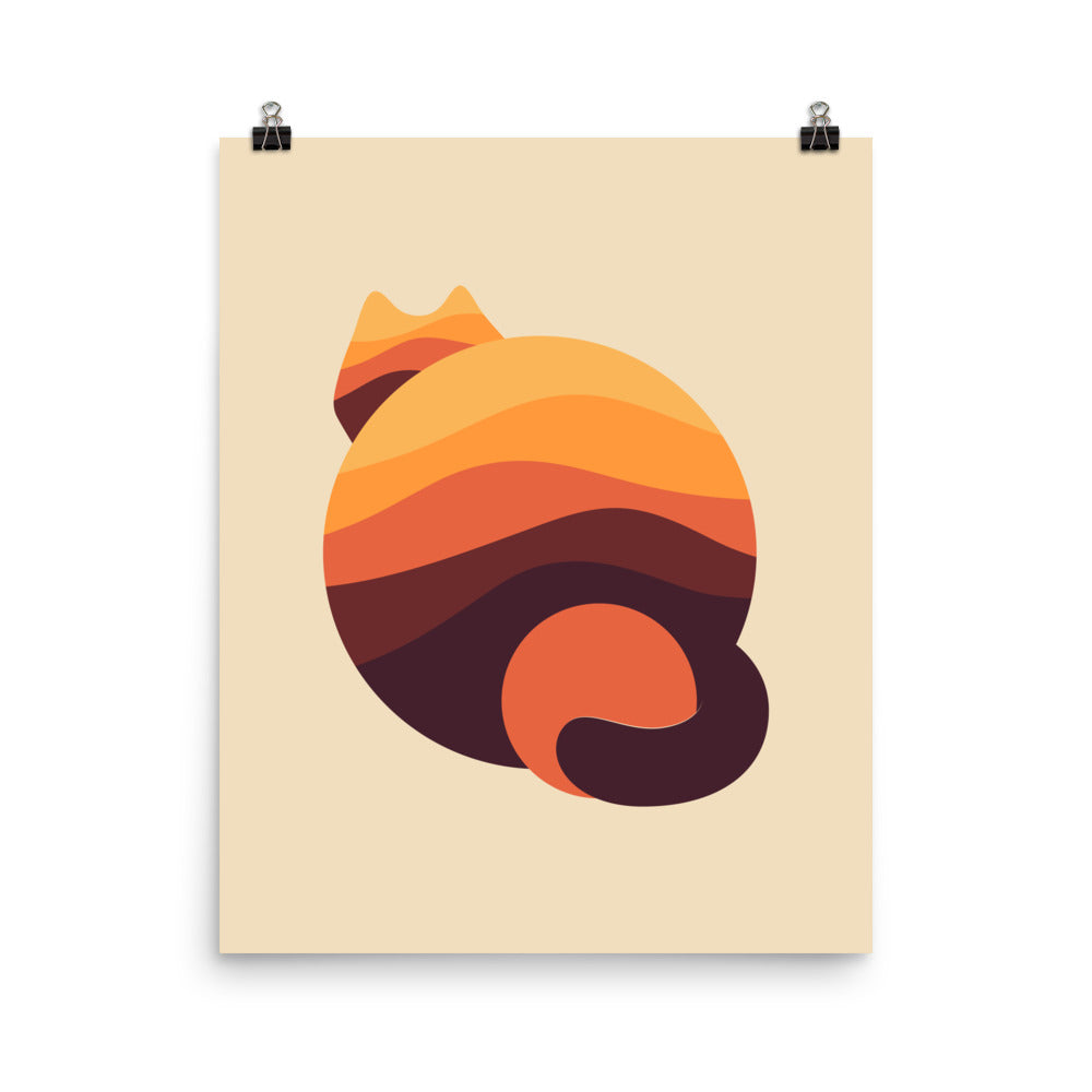 Cat Landscape 167 - Art print