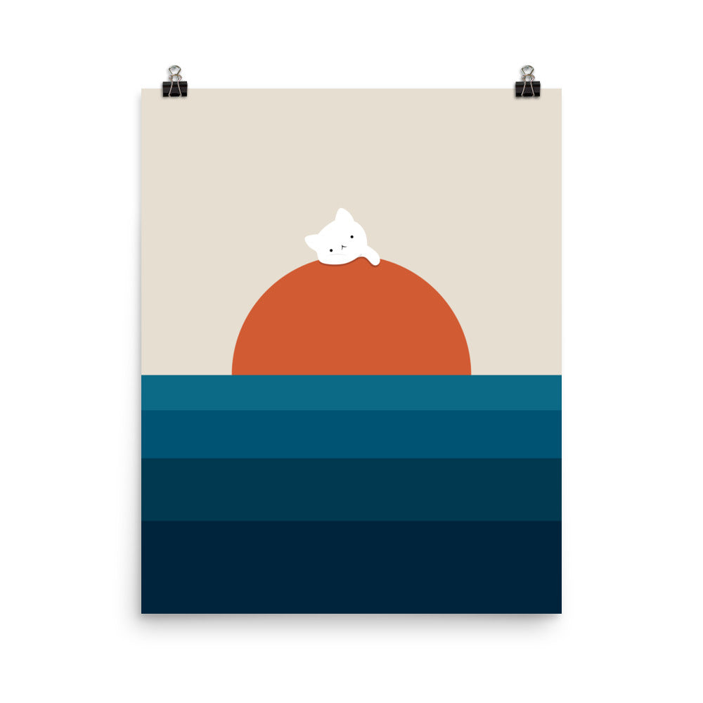 Cat Landscape 169 - Art print