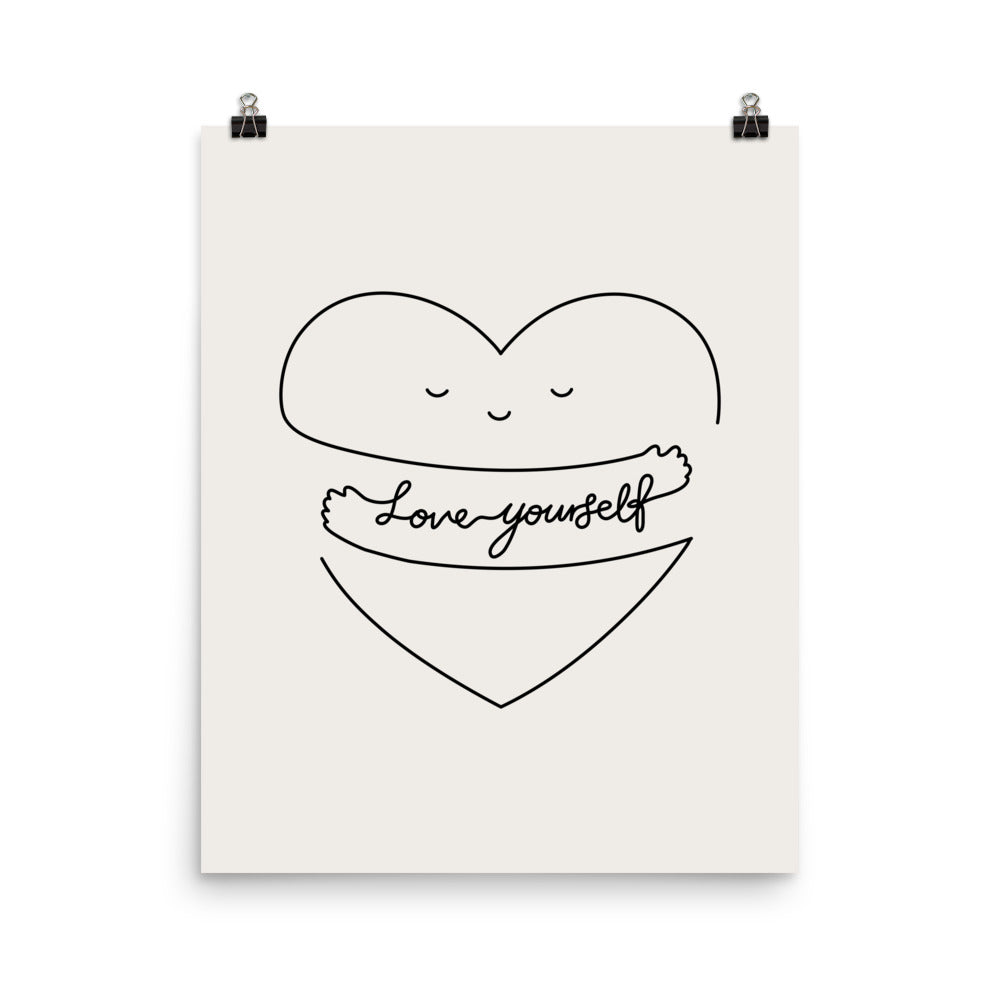 Love Yourself Heart - Art print