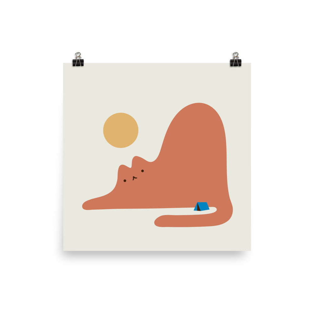 Cat Landscape 118C - Art print