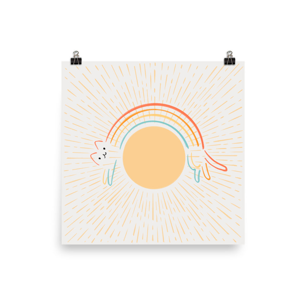 Cat Landscape 119: Get Over it - Art print