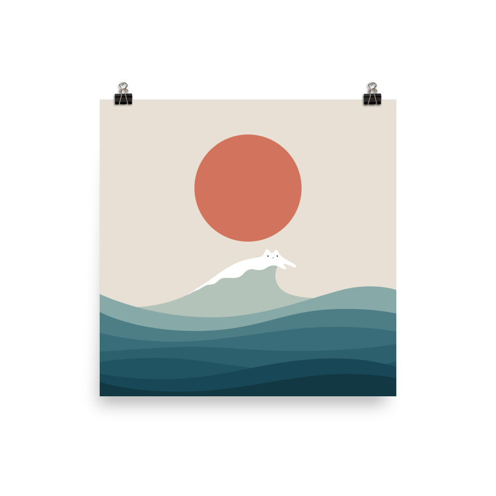 Cat Landscape 157 - Art print