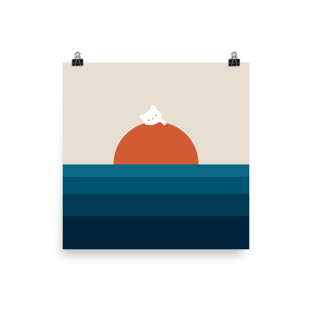 Cat Landscape 169 - Art print