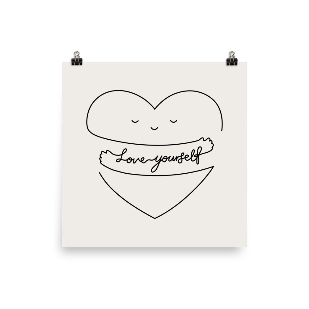 Love Yourself Heart - Art print