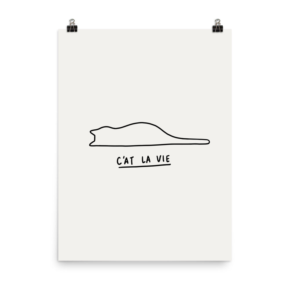 C'at La Vie - Art print