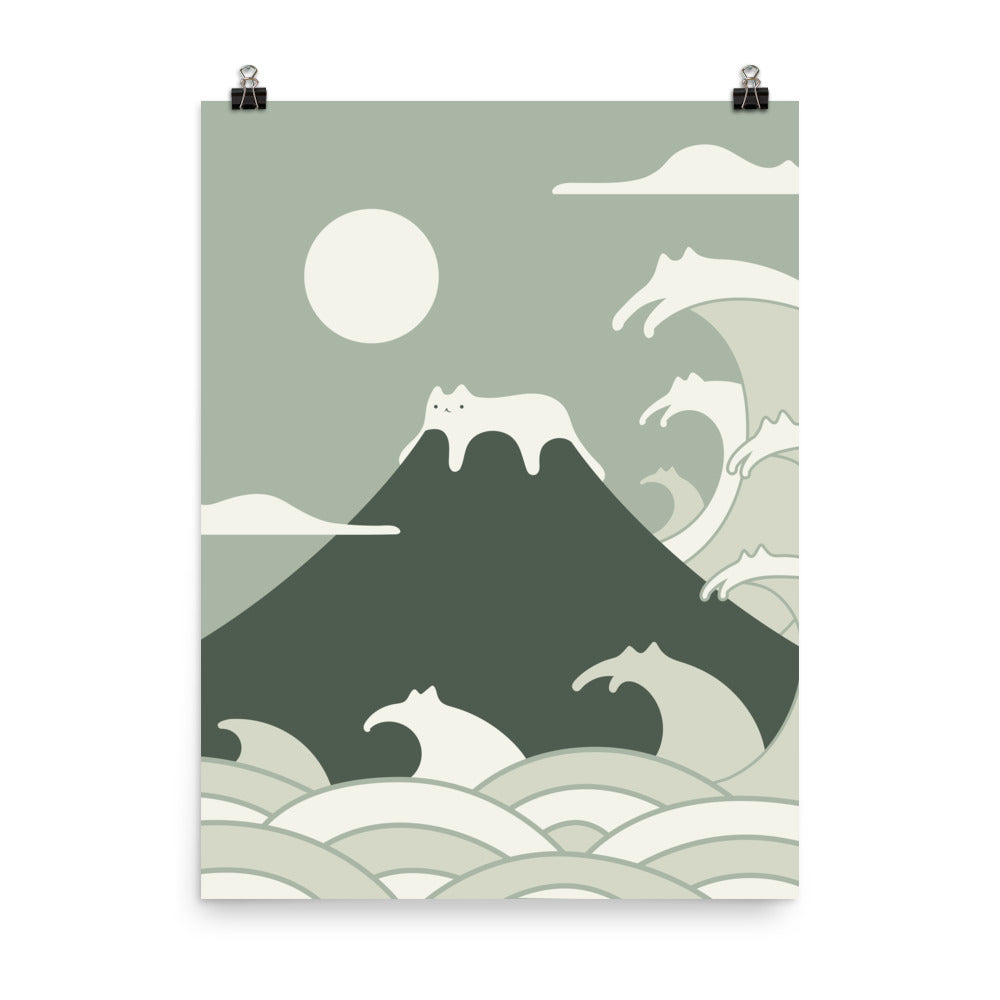 Cat Landscape 108 - Art print