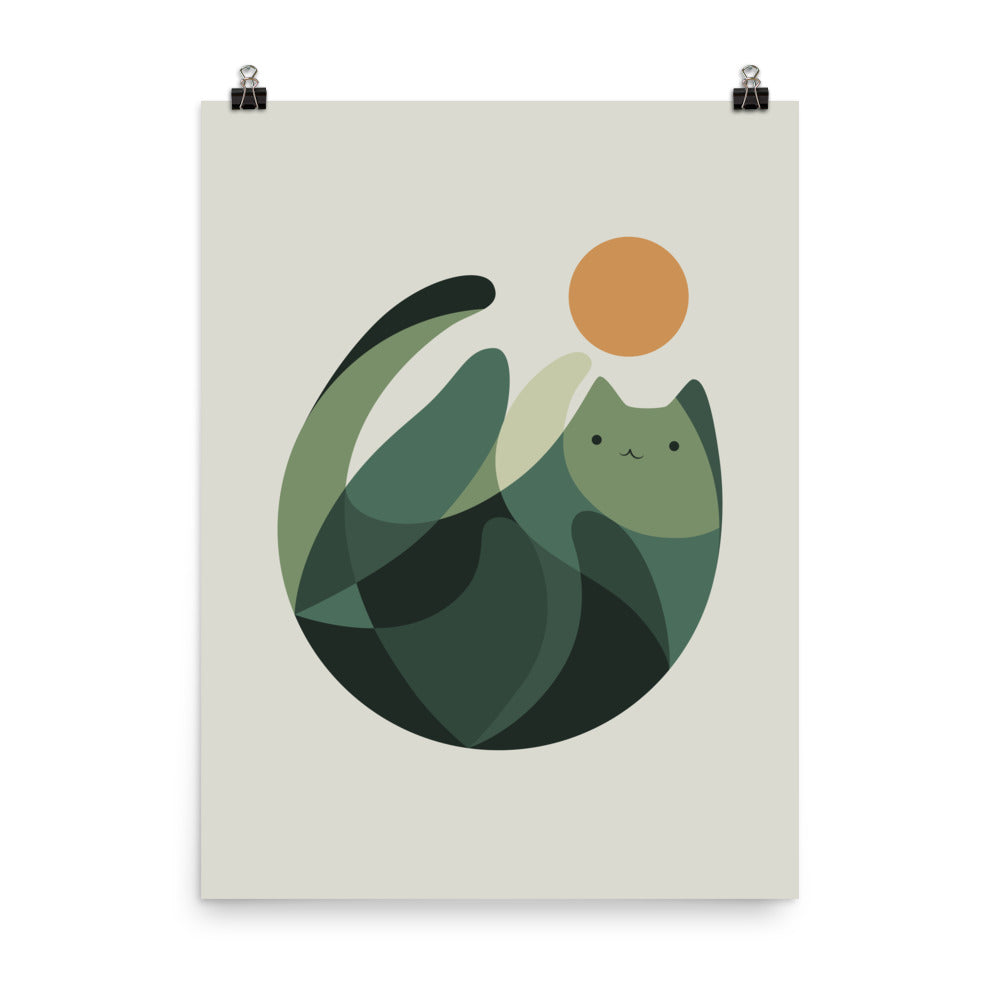 Cat Landscape 121 - Art print