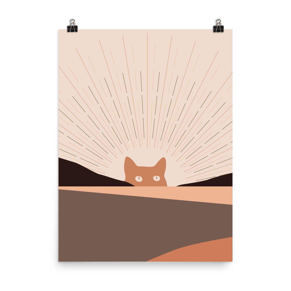 Cat Landscape 124 - Art print