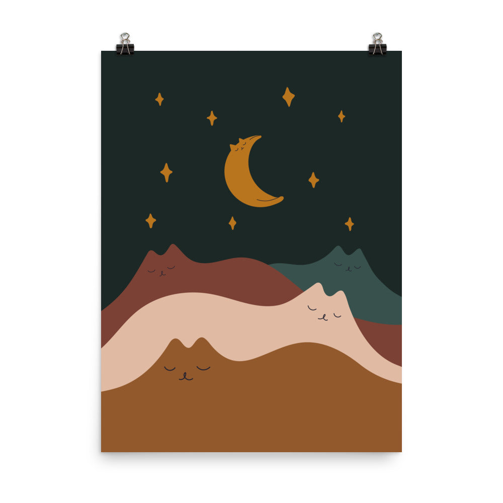 Cat Landscape 133 - Art print