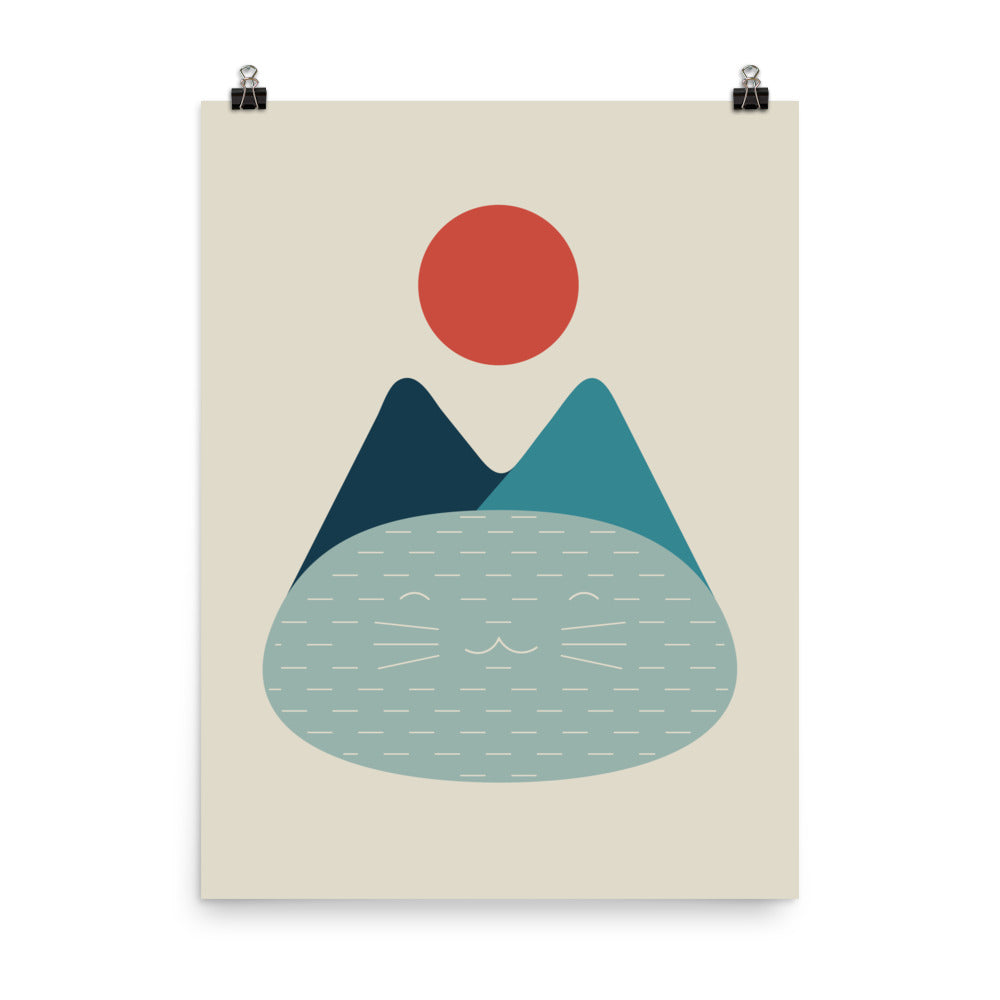 Cat Landscape 134 - Art print