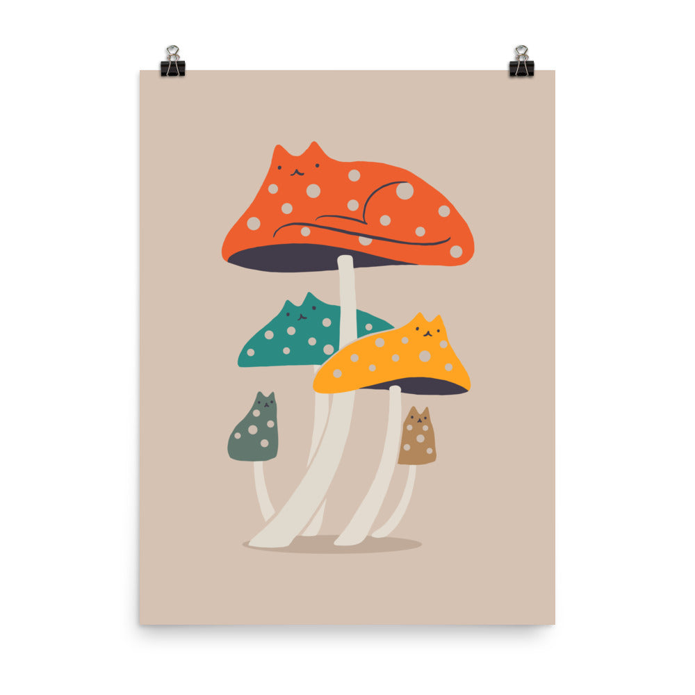 Meowshroom - Art print