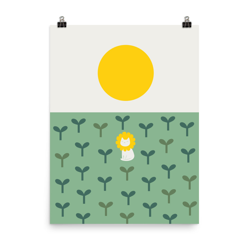 Cat Landscape 139: Someday - Art print