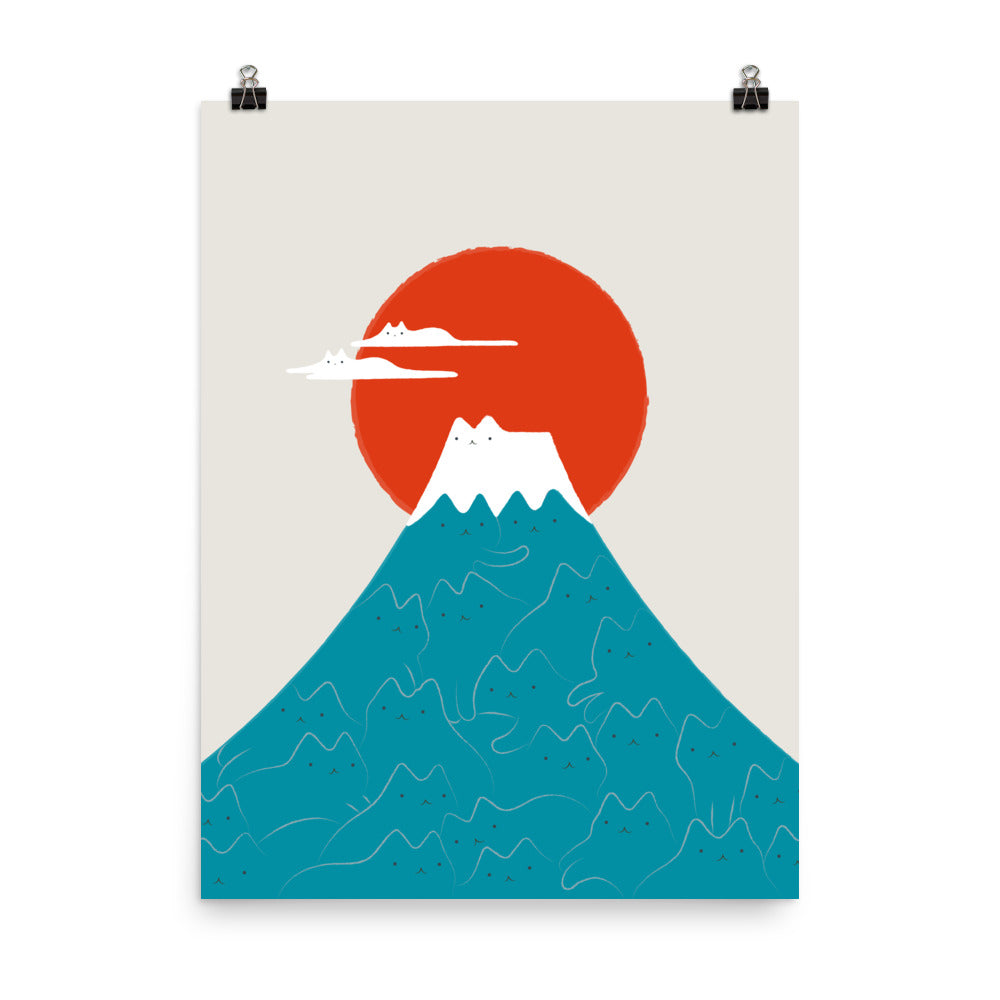 Cat Landscape 144 - Art print