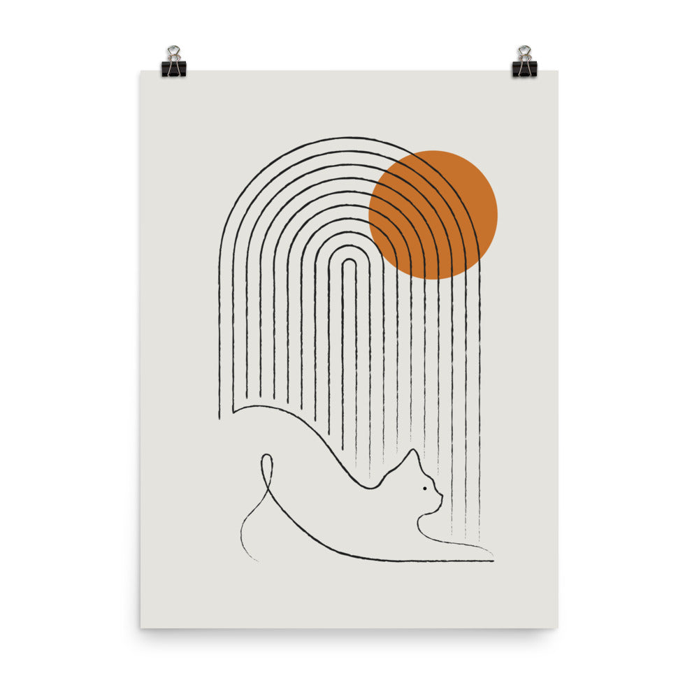 Cat Landscape 152 - Art print