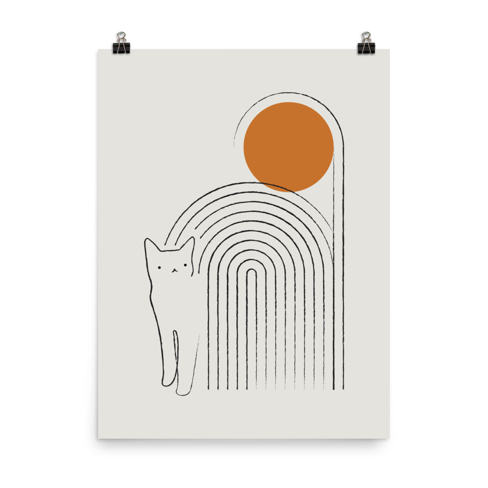 Cat Landscape 153 - Art print