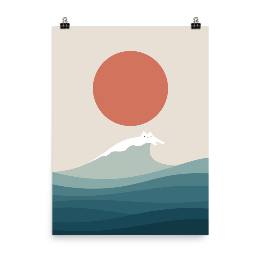 Cat Landscape 157 - Art print