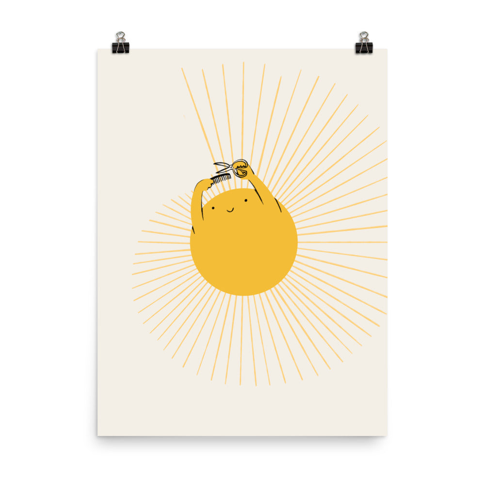 Summer Hair Cut - Art print