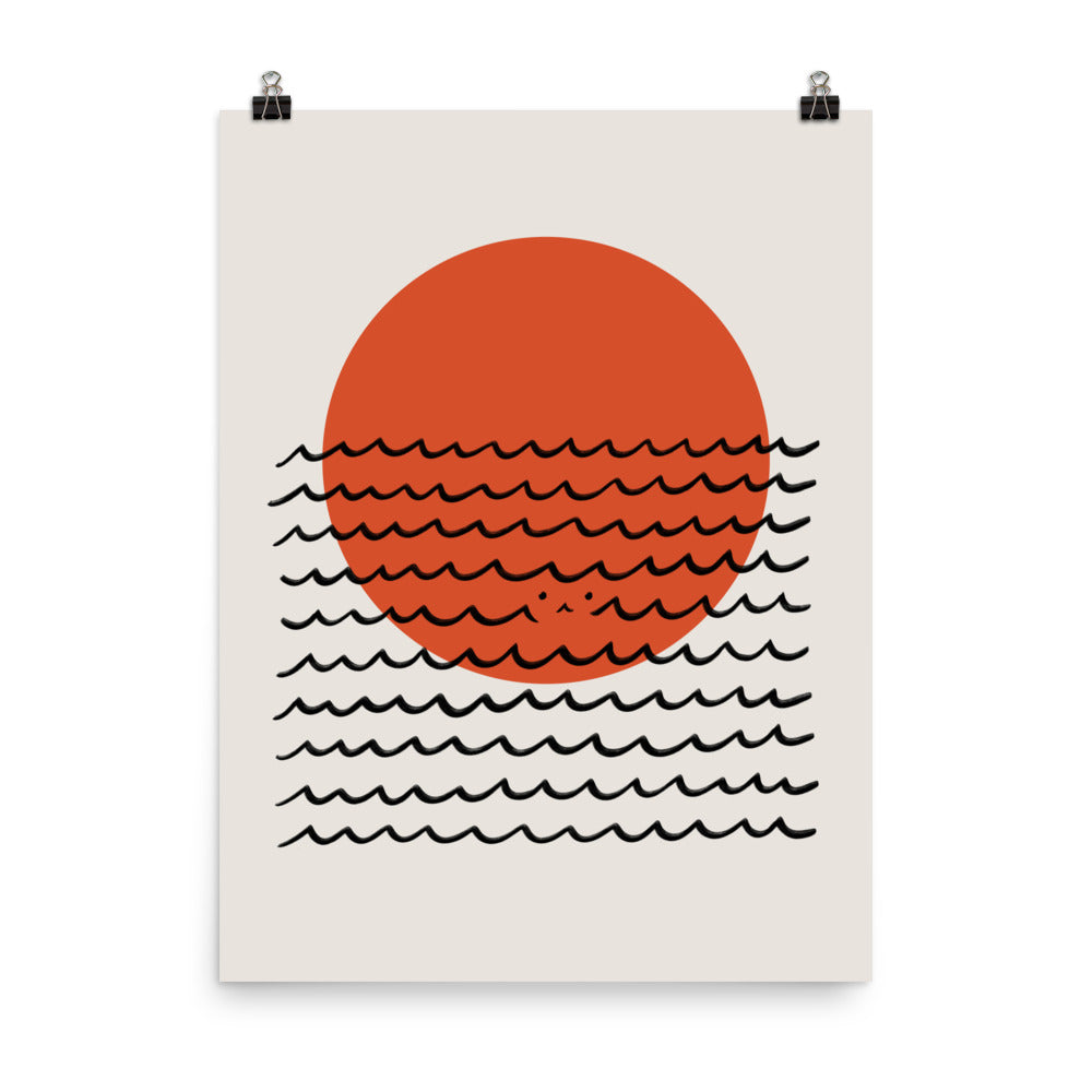 Cat Landscape 160: Meow you see me - Art print