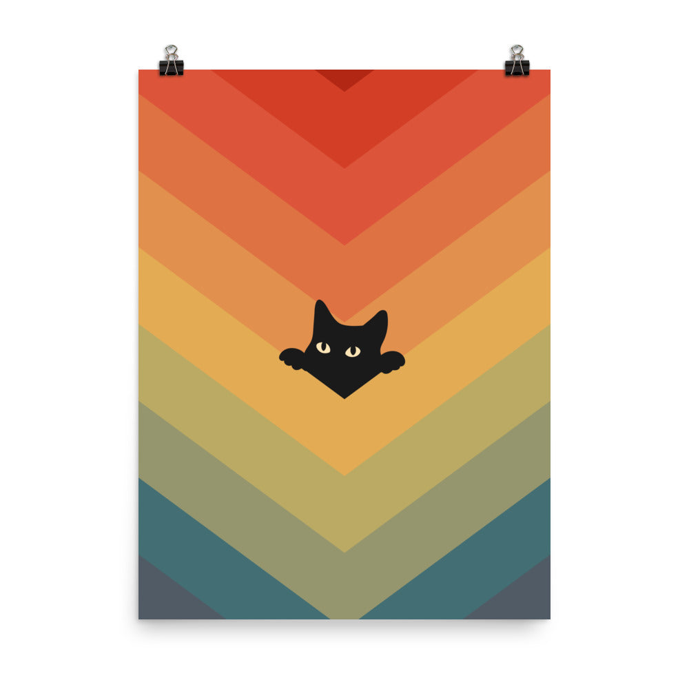Cat Landscape 165B - Art print